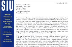 Seacor Marine é conhecida por práticas antissindicais