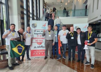 FENCCOVIB e FNE participam de Conferência Internacional em Liverpool que reuniu sindicalistas portuários de todo o mundo