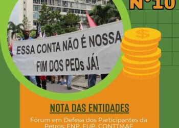 10ª Nota de esclarecimento e informações sobre os equacionamentos dos Planos Petros do Sistema Petrobrás